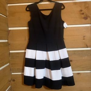 Black and White Party Dress